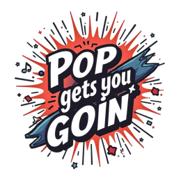 pop explosion typography SVG PNG design with hand-drawn style, bold lettering