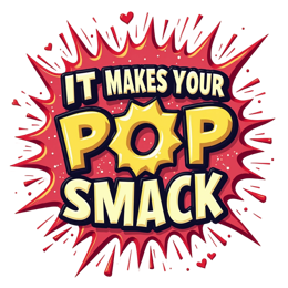 pop smack SVG PNG design with bold lettering