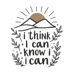 mountains quote inspiration SVG PNG design with hand-drawn style, bold lettering, black and white floral elements