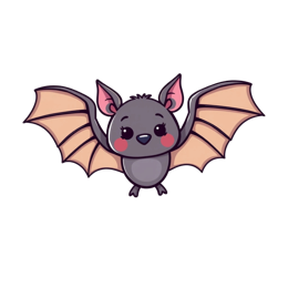 fantasy cute bat shirt SVG PNG design