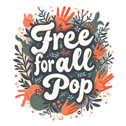 hand floral SVG PNG design with bold lettering, white and orange floral elements