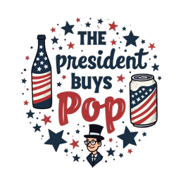 pop president SVG PNG design with bold lettering