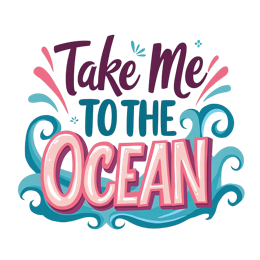 ocean graphics SVG PNG design with bold lettering