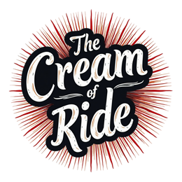 cream ride SVG PNG design with bold lettering