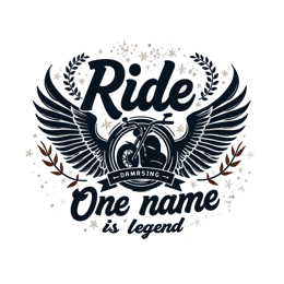 ride legend SVG PNG design with bold lettering