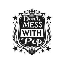 pop quote floral SVG PNG design with bold lettering, black and white floral elements