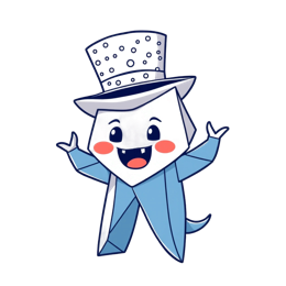 character origami SVG PNG design