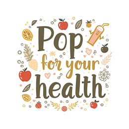 health illustration SVG PNG design with bold lettering