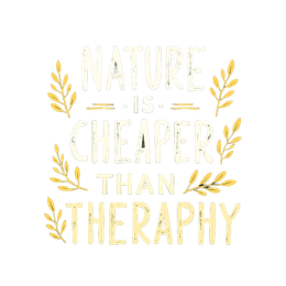 quotes therapy SVG PNG design with hand-drawn style, bold lettering, black and green floral elements