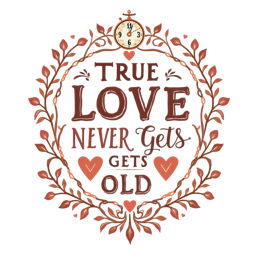 true love wreath SVG PNG design with hand-drawn style, bold lettering, white and red floral elements