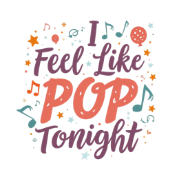 quote music SVG PNG design with bold lettering