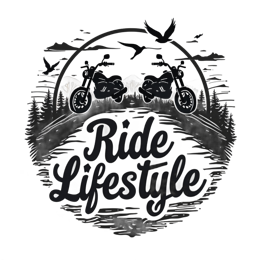 ride motorcycles SVG PNG design with hand-drawn style, bold lettering
