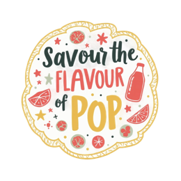 pop flavour SVG PNG design with bold lettering