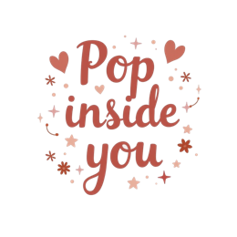 pop inside you shirt SVG PNG design with pink and red floral elements
