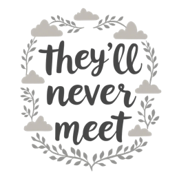 chill never meet quote SVG PNG design with black floral elements