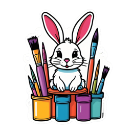 bunny supplies SVG PNG design