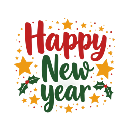 party decorations SVG PNG design with red and green floral elements
