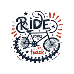bicycle graphics SVG PNG design with bold lettering, an uplifting message