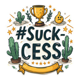success trophy shirt SVG PNG design with an uplifting message