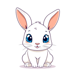 rabbit cute SVG PNG design