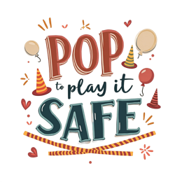 party pop SVG PNG design with bold lettering