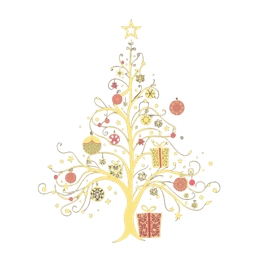 christmas tree decorations SVG PNG design