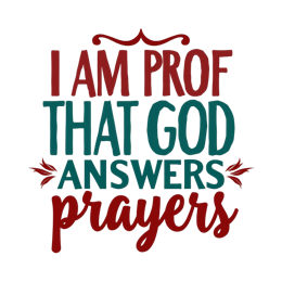 prayers confirmation quote SVG PNG design with bold lettering