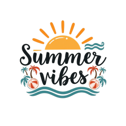 summer vibes sun SVG PNG design
