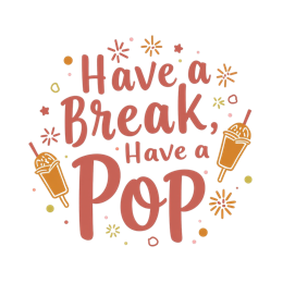 icecream break SVG PNG design with bold lettering