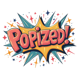 popized stickers SVG PNG design with bold lettering