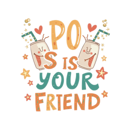 beverage friend fun SVG PNG design with bold lettering