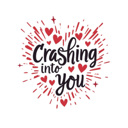 valentine heart SVG PNG design with hand-drawn style, bold lettering