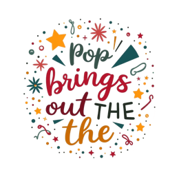 pop illustrative shirt SVG PNG design