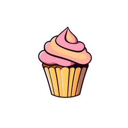 cupcake pinkfrosting SVG PNG design