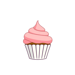 cupcake pink SVG PNG design