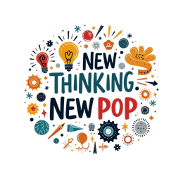 new thinking pop SVG PNG design with bold lettering