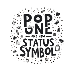 quotes status symbol SVG PNG design with bold lettering