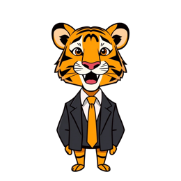 fantasy cartoontiger shirt SVG PNG design