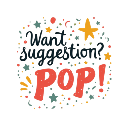 suggestion stars SVG PNG design with bold lettering