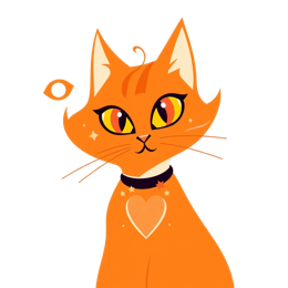 artistic cat SVG PNG design with clean design elements