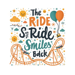 ride smiles SVG PNG design with bold lettering