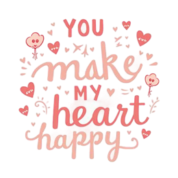 quotes happy flower SVG PNG design with white and pink floral elements
