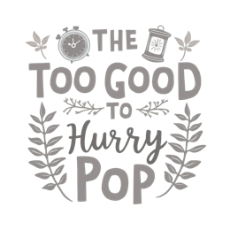 hurry good time SVG PNG design with bold lettering, black and white floral elements