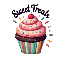 cupcake sweets SVG PNG design with bold lettering