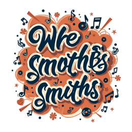 music typography shirt SVG PNG design with bold lettering, white and orange floral elements