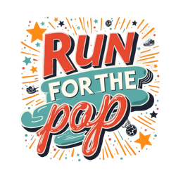 run for the pop SVG PNG design with bold lettering