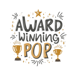 award winning pop SVG PNG design with bold lettering