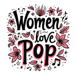 women love SVG PNG design with hand-drawn style, bold lettering, black and pink floral elements