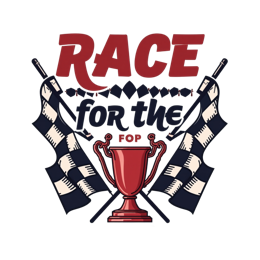 race trophy checkered flags shirt SVG PNG design with bold lettering