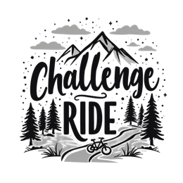 challenge ride SVG PNG design with bold lettering